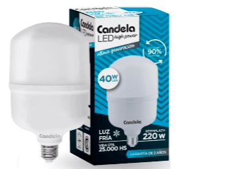 LUZ LED FRIA HP X40W CANDELA X20UN