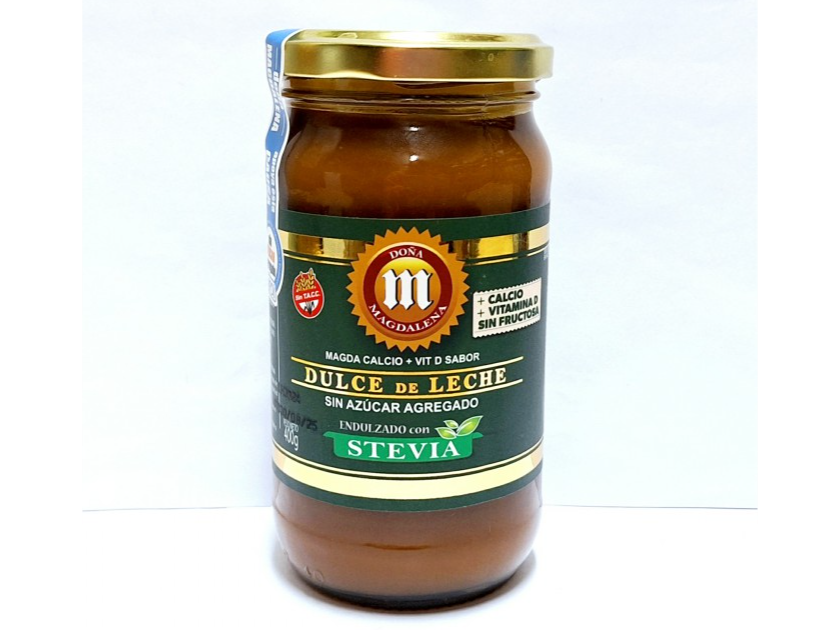 Dolña magdalena dulce de leche sin azucar con stevia con vitamina D