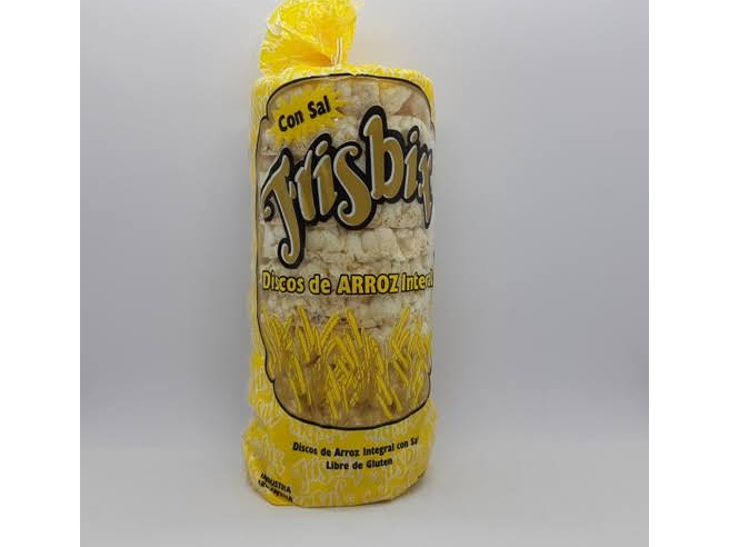 Disco de arroz frisbix con sal