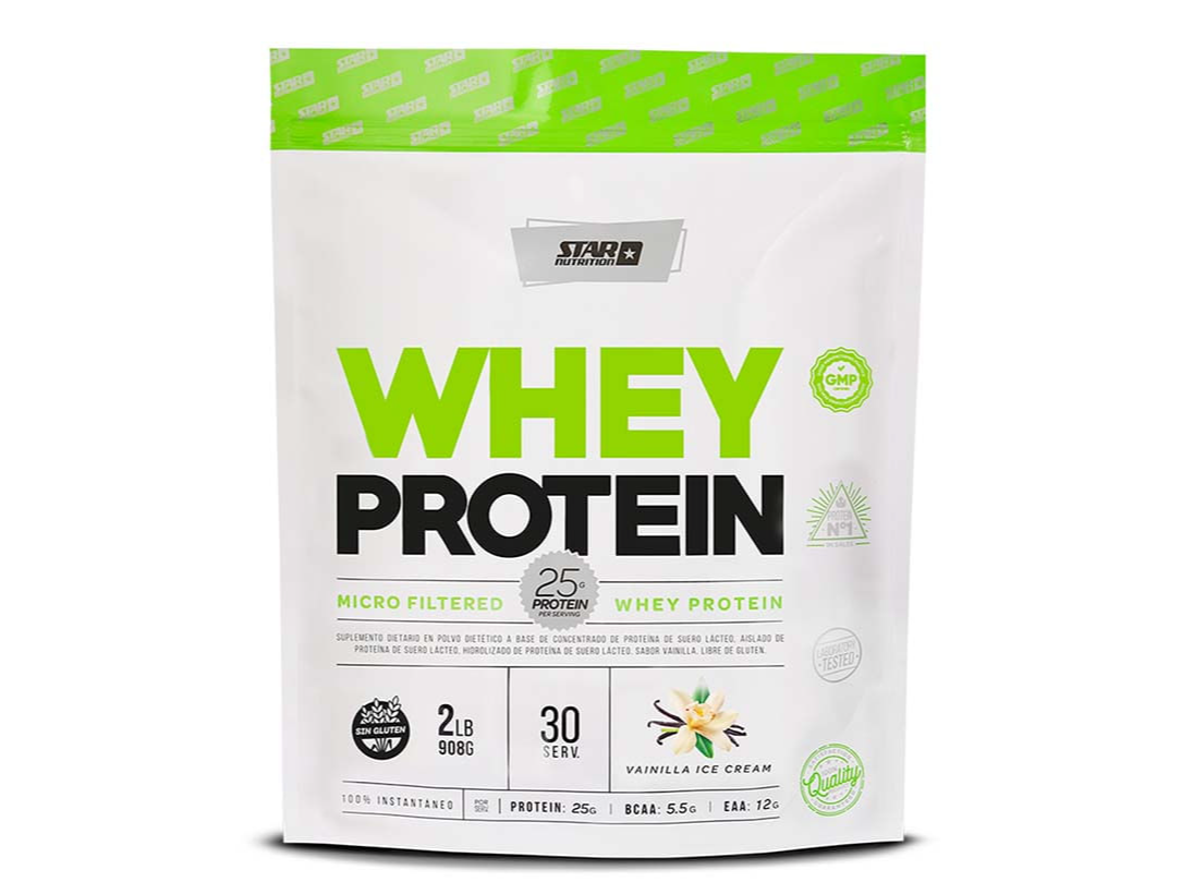 Star Nutrition Whey Protein Sabor vainilla  Doypack 1kg
