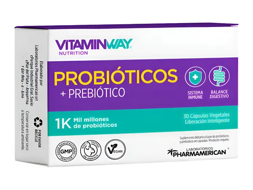 Vitaminway probiotico + preobiotico 1k mil millones