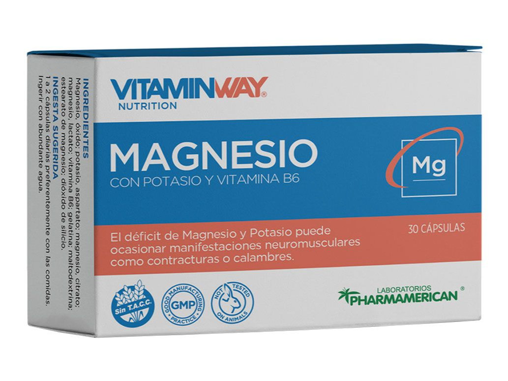 Vitaminway magnecio con potaaio y vitamina B6