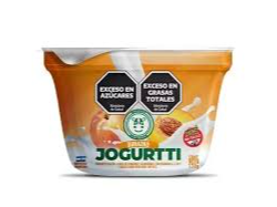 Felices las vaca yogurt firme durazno