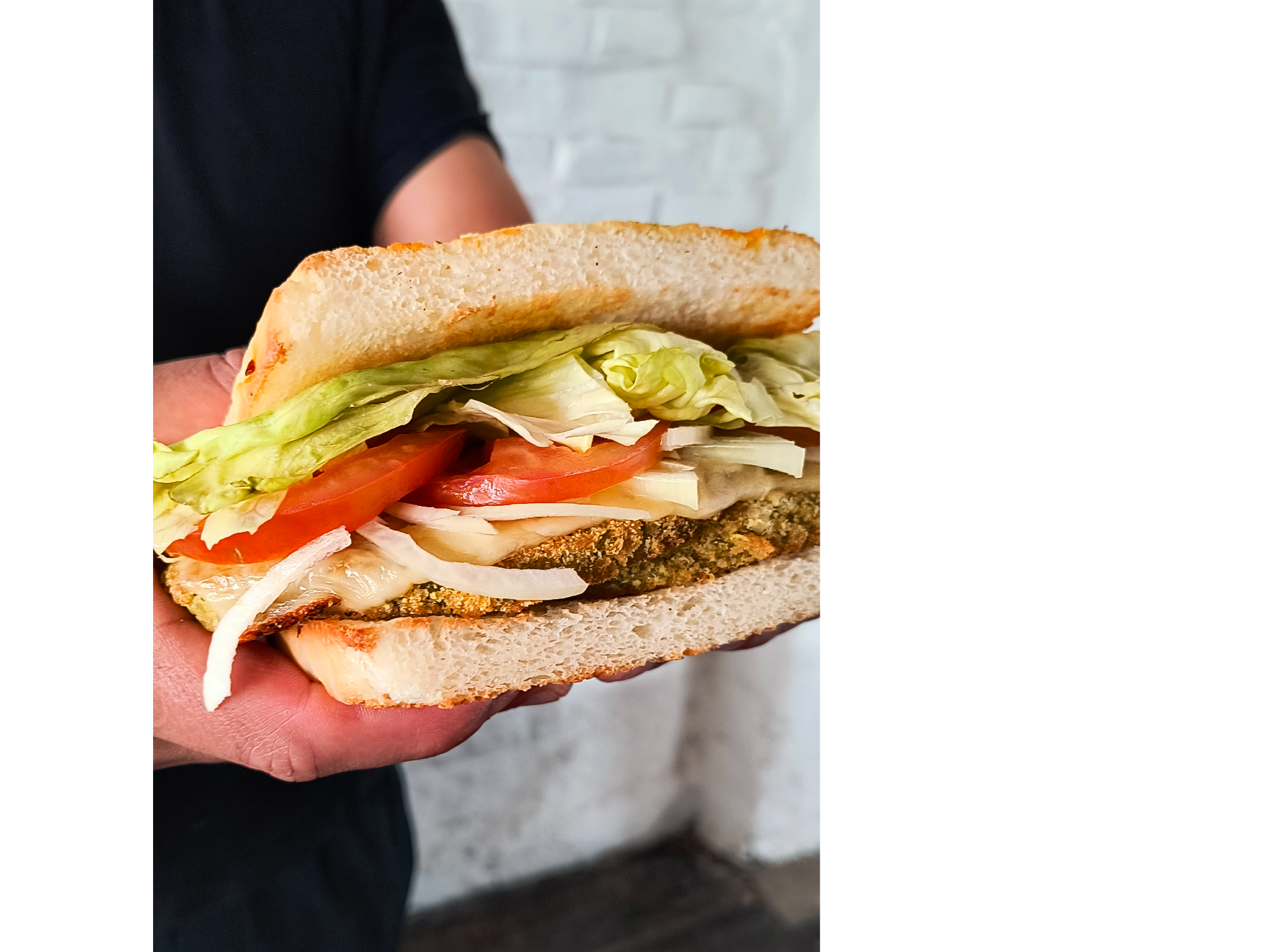 SANDWICH DE MILA VEGGIE COMPLETO