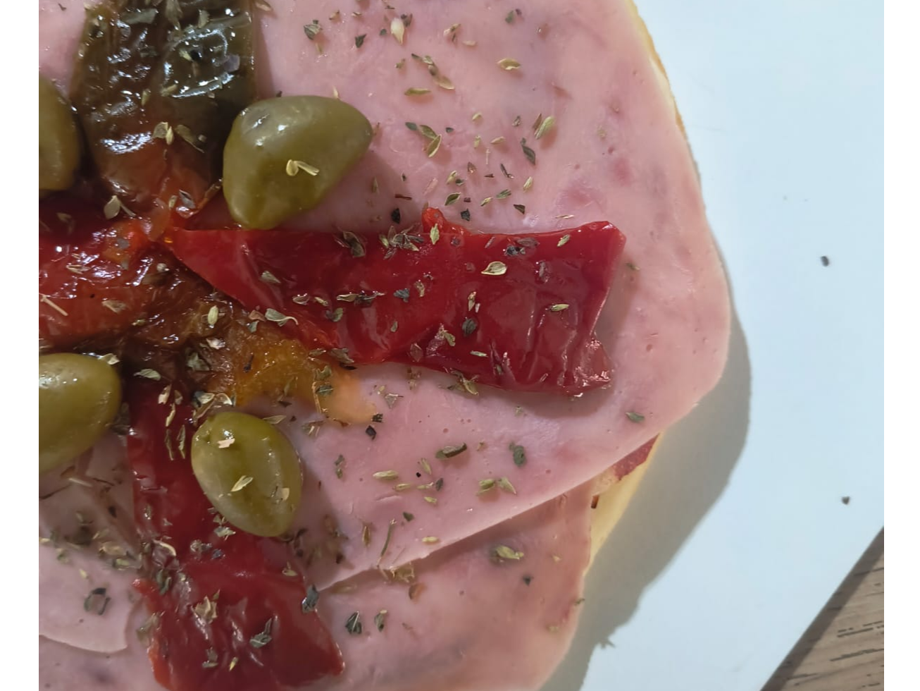 JAMON Y MORRON