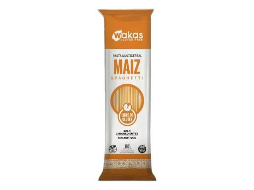 SPAGUETTI MAIZ 100% "WAKAS" 400GR