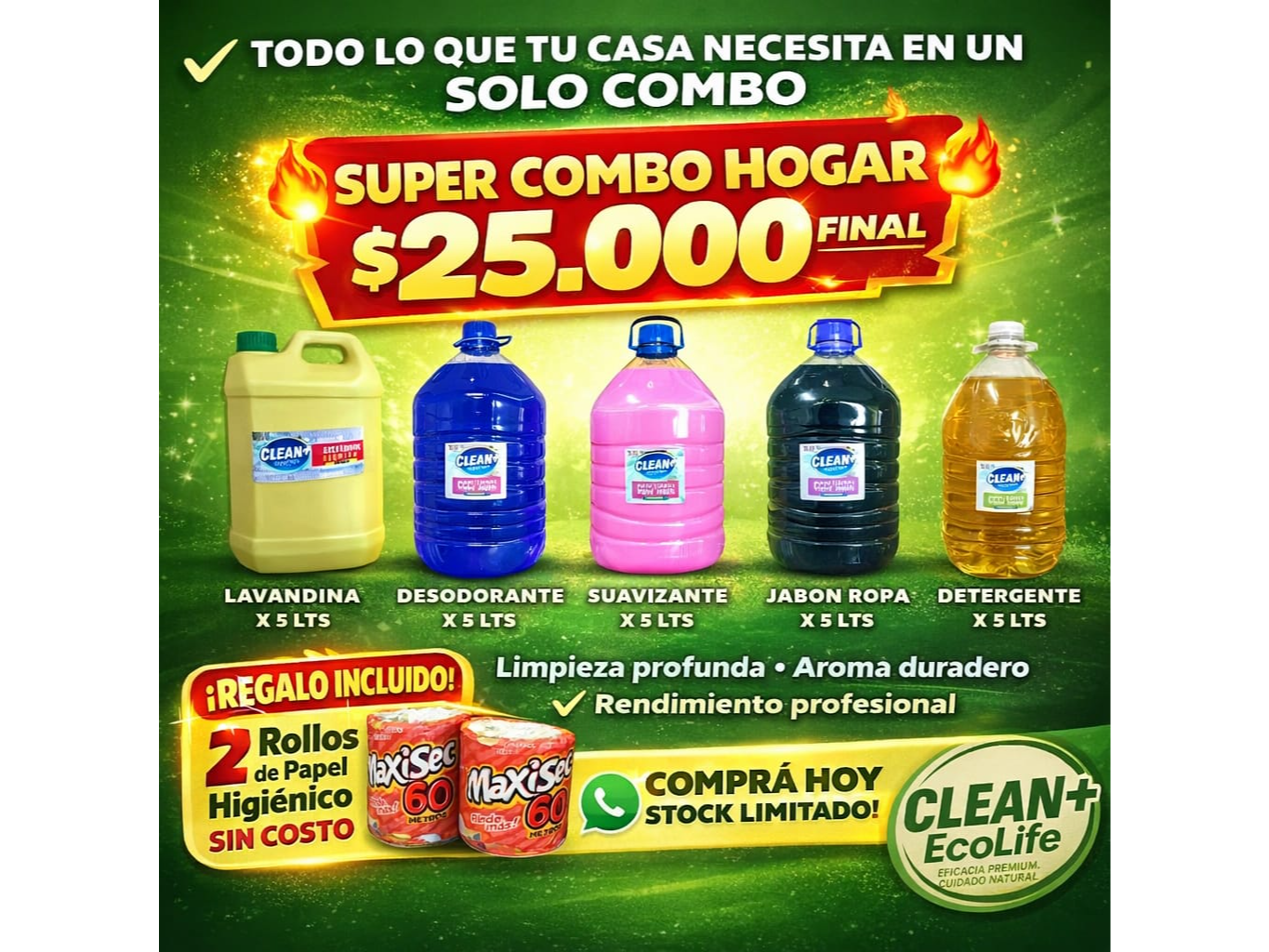 SUPER COMBO $25.000