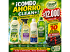 Limpiador cremoso 1lt + Desengrasante multiuso 1 lt + Lavandina en gel 1 lt + Limpiador multiuso 1 lt + 10 bolsas de residuos de regalo