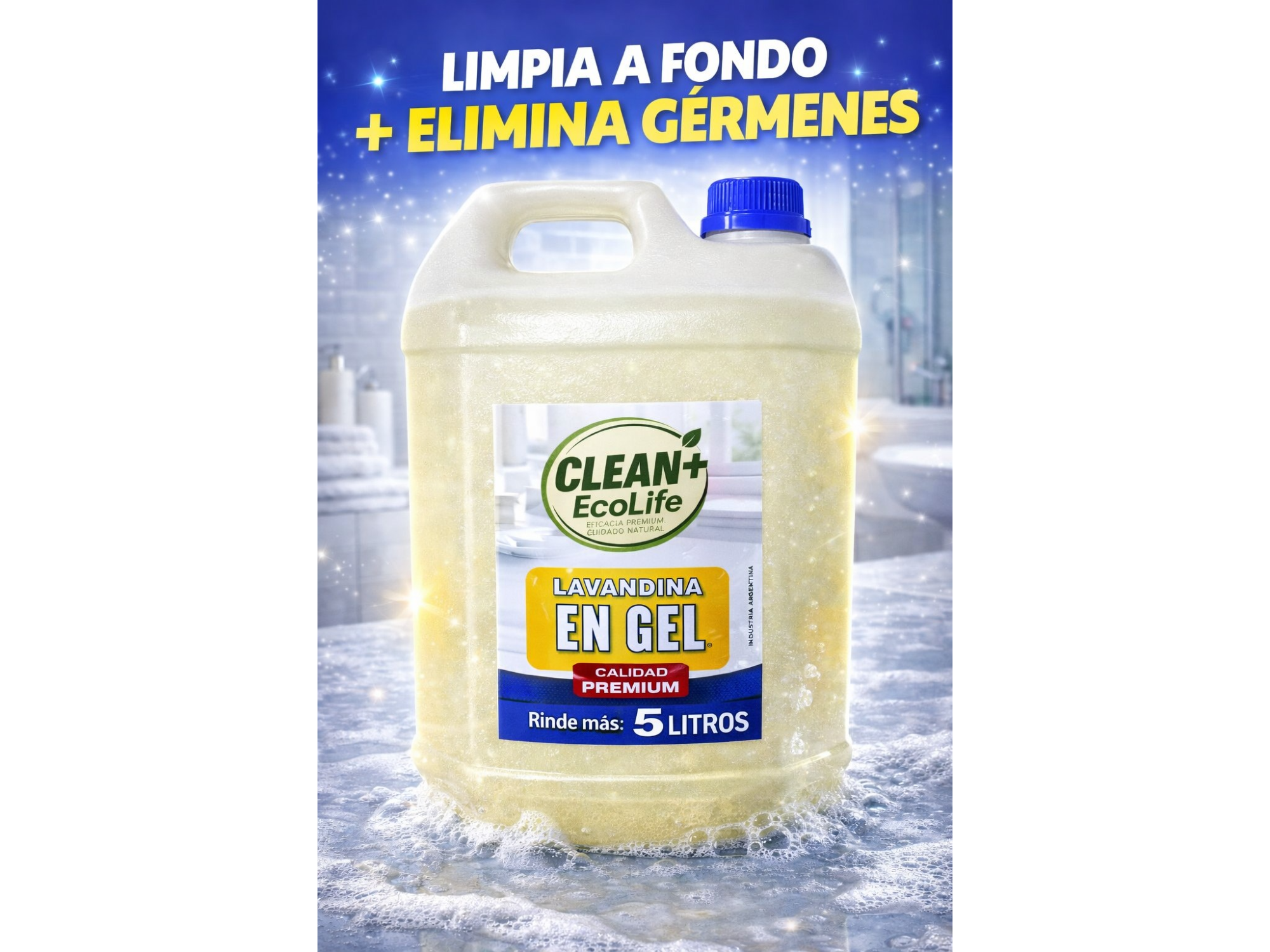 Lavandina en gel x 5 lts.