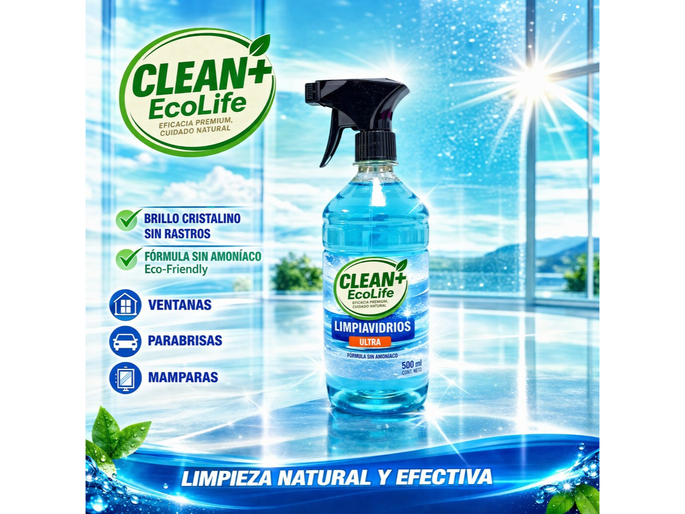 Limpiavidrios x 1 lt.