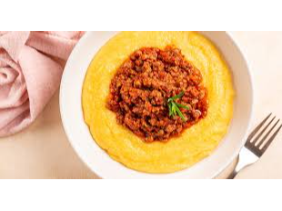 POLENTA CON SALSA BOLOÑESA