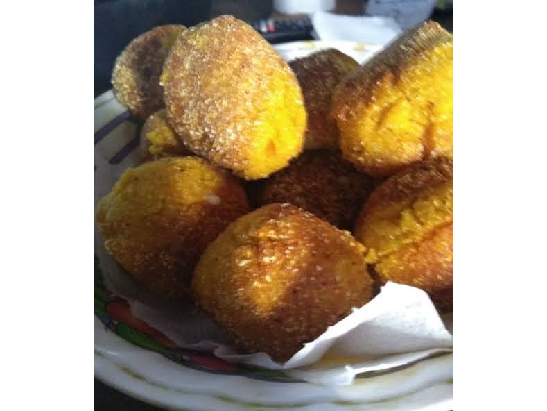 BOMBAS DE CALABAZA CON GUARNICIÓN