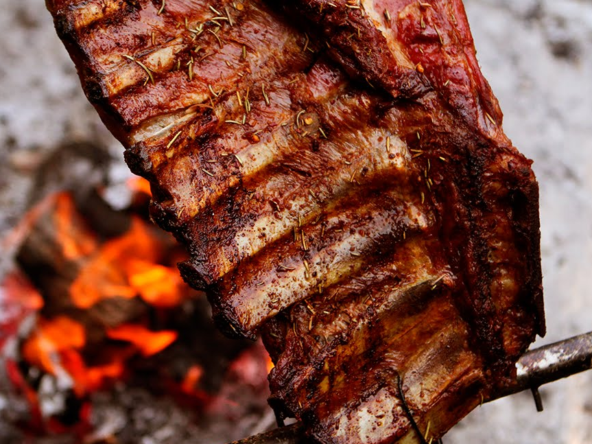 Costillar al Spiedo  x Kg + Promo 2 Chorizos, $1mil extra!