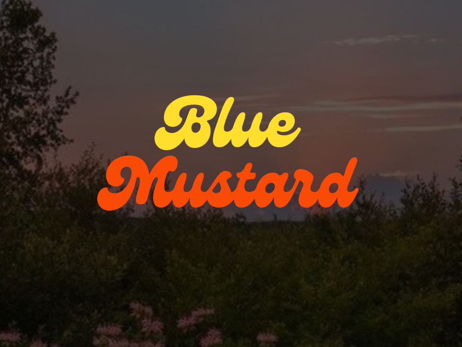 Blue Mustard Veggie