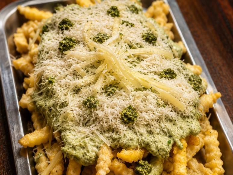 PAPAS AL PESTO