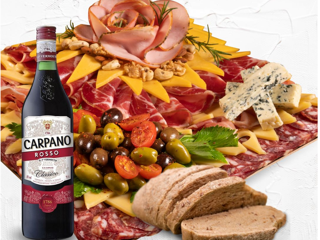 Picada CARPANO.Para 4 personas (pican 8)