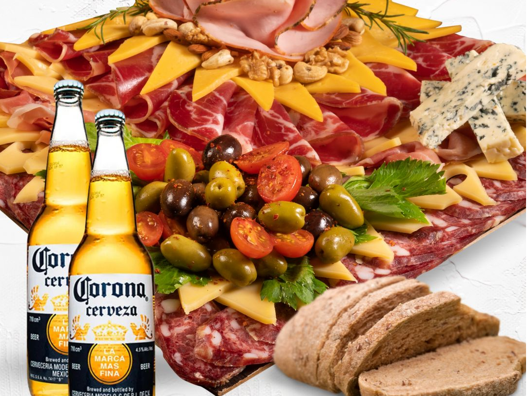 Picada CORONA XL. Para 4 personas (pican 8)