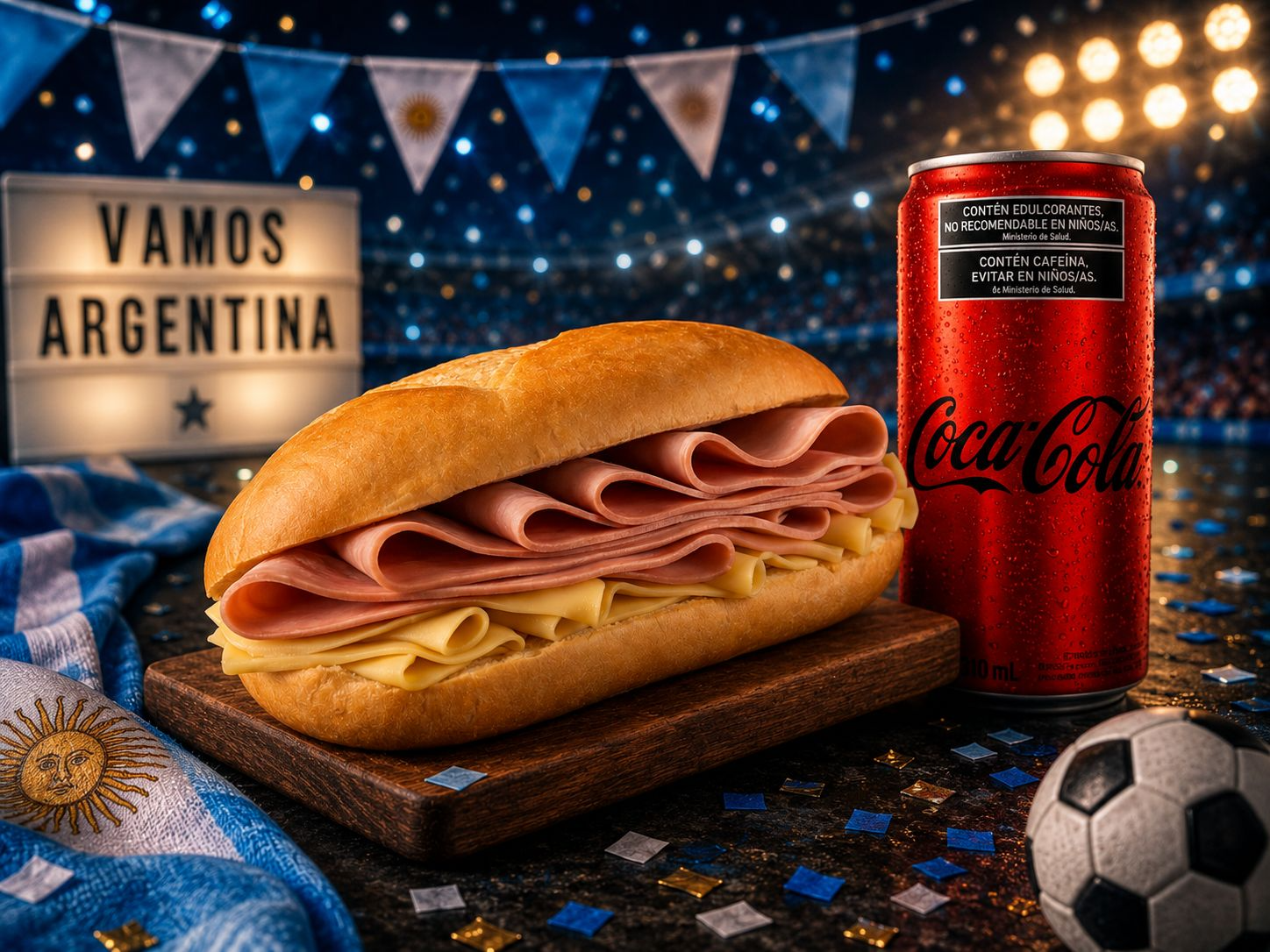 SANDWICH JAMÓN Y QUESO