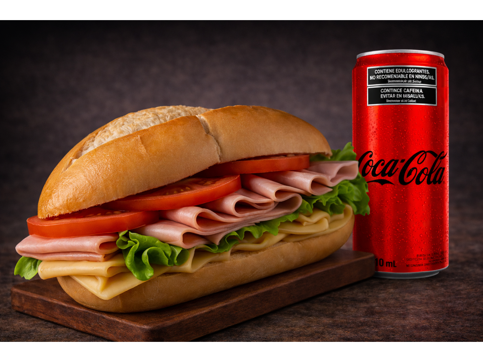 SANDWICH JYQ + TOMATE Y LECHUGA