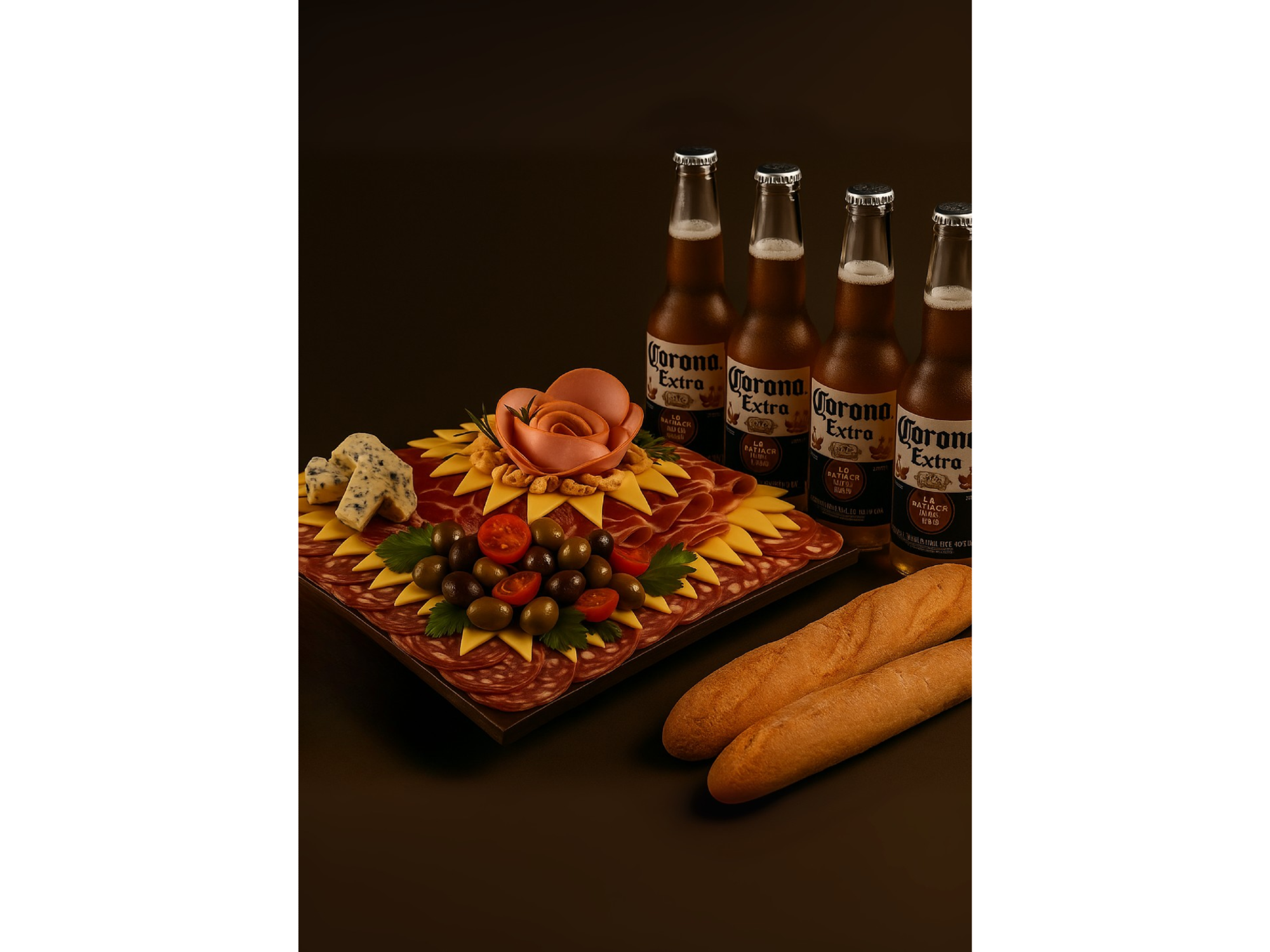 Picada CORONA XL. Para 4 personas (pican 8)