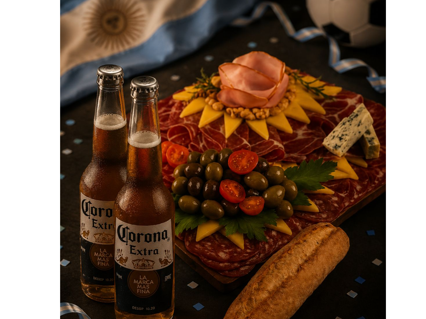 Picada CORONA. Para 2 personas (pican 4)