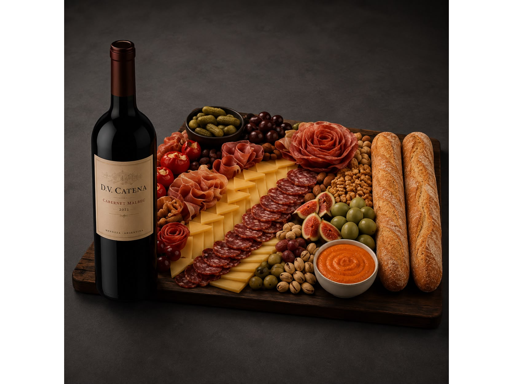Picada CATENA. Para 4 personas (pican 8)