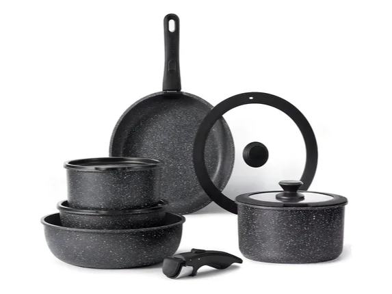 SET 11 PIEZAS NEGRO/BLANCO CAROTE