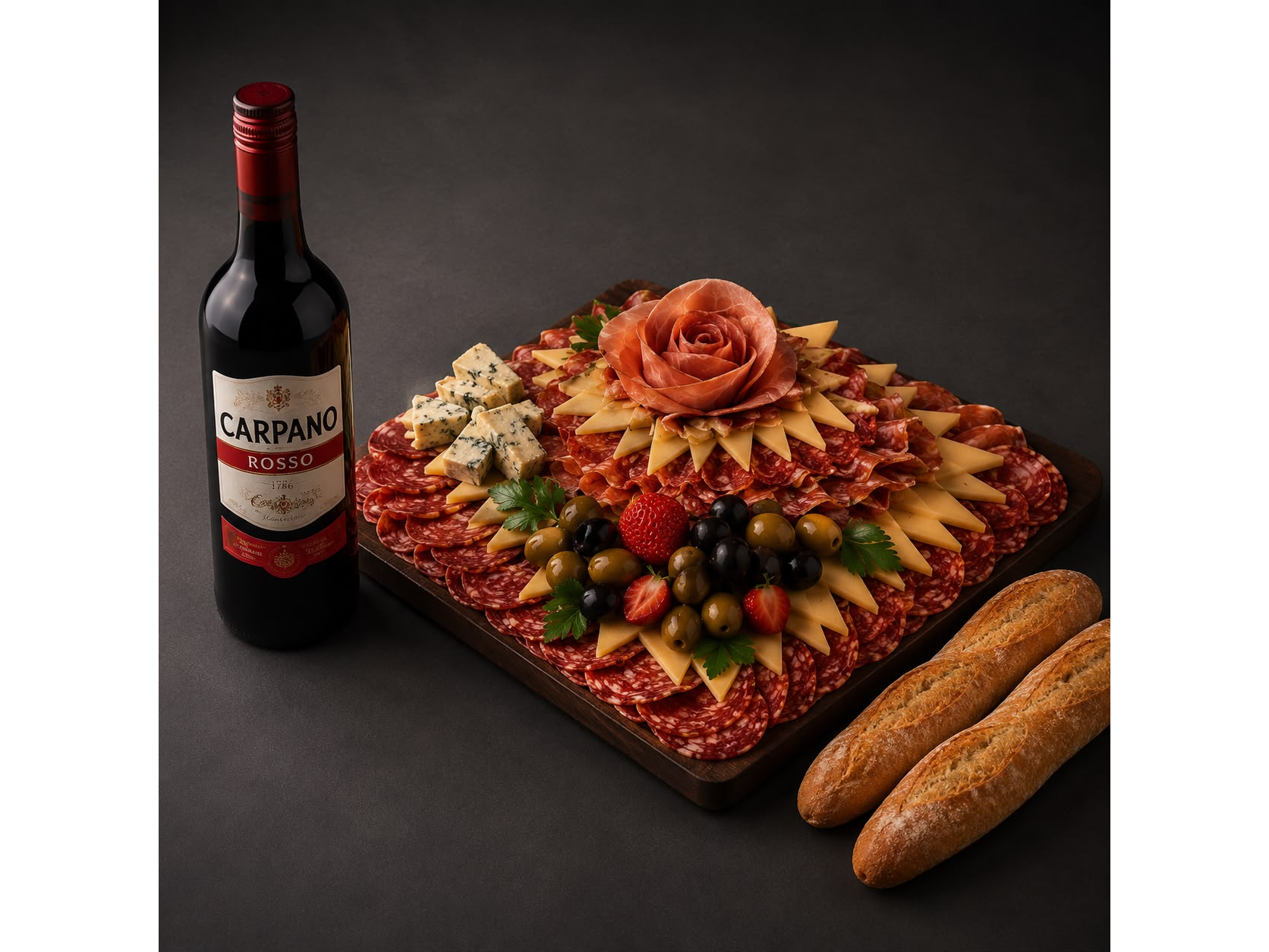 Picada CARPANO.Para 4 personas (pican 8)