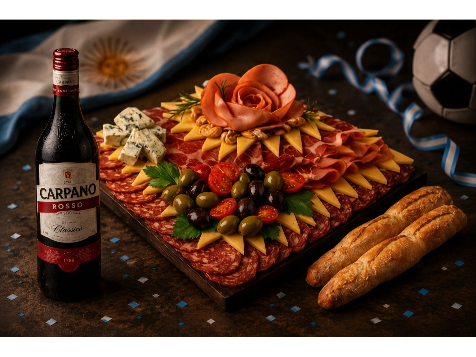 Picada CARPANO.Para 4 personas (pican 8)