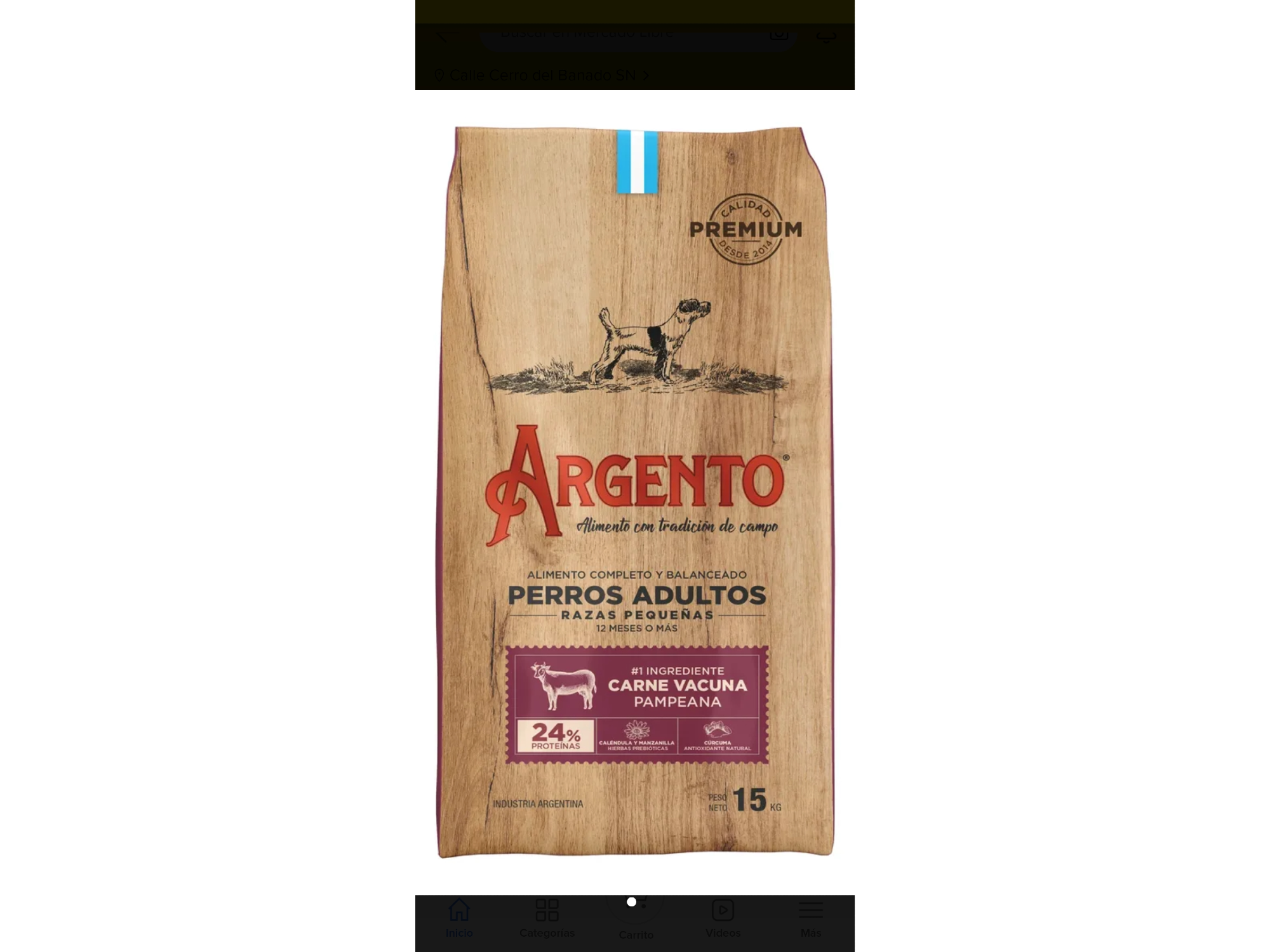 Alimento balanceado para perro adulto mordida pequeña