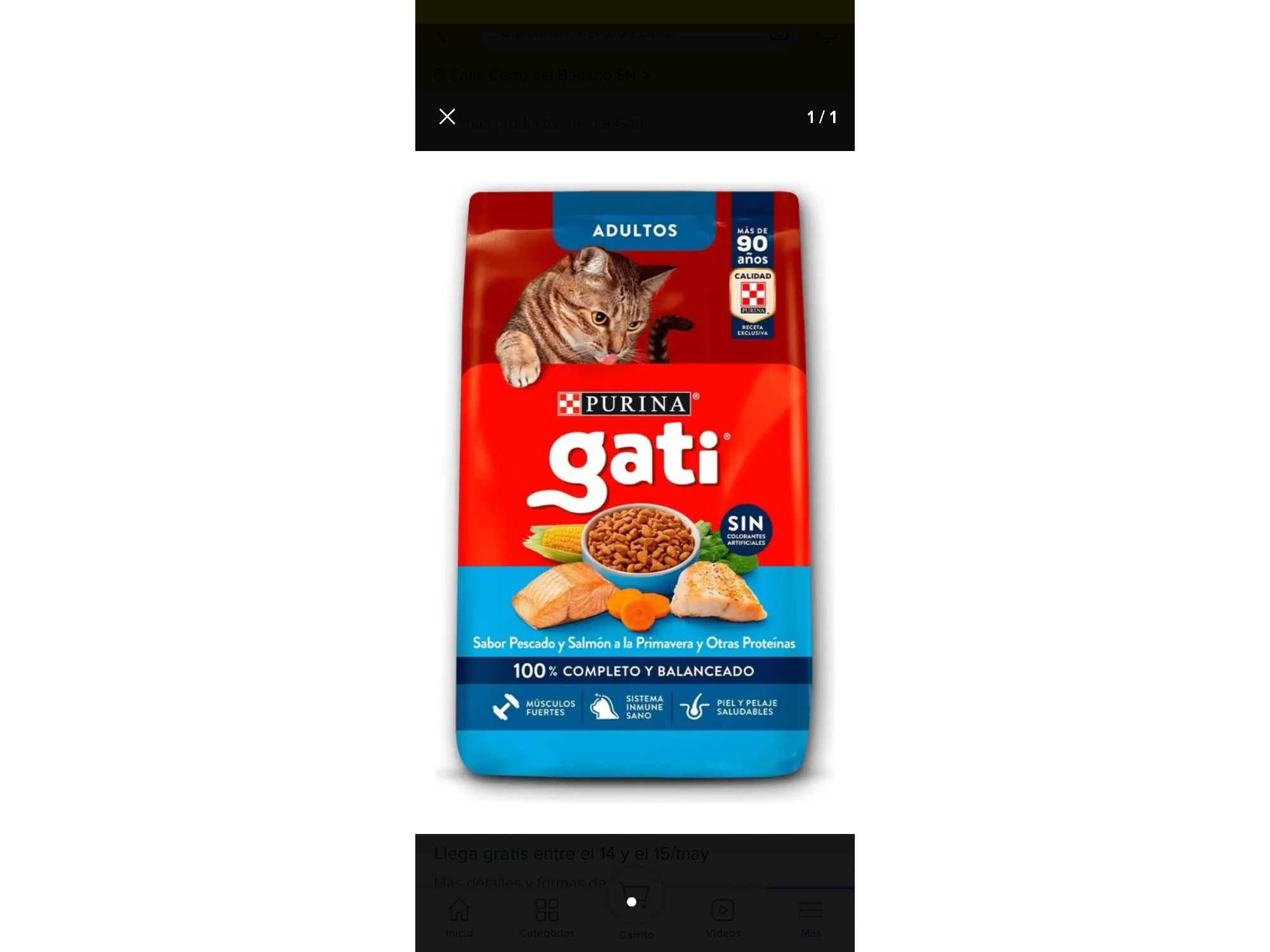 Gati sabor pescado