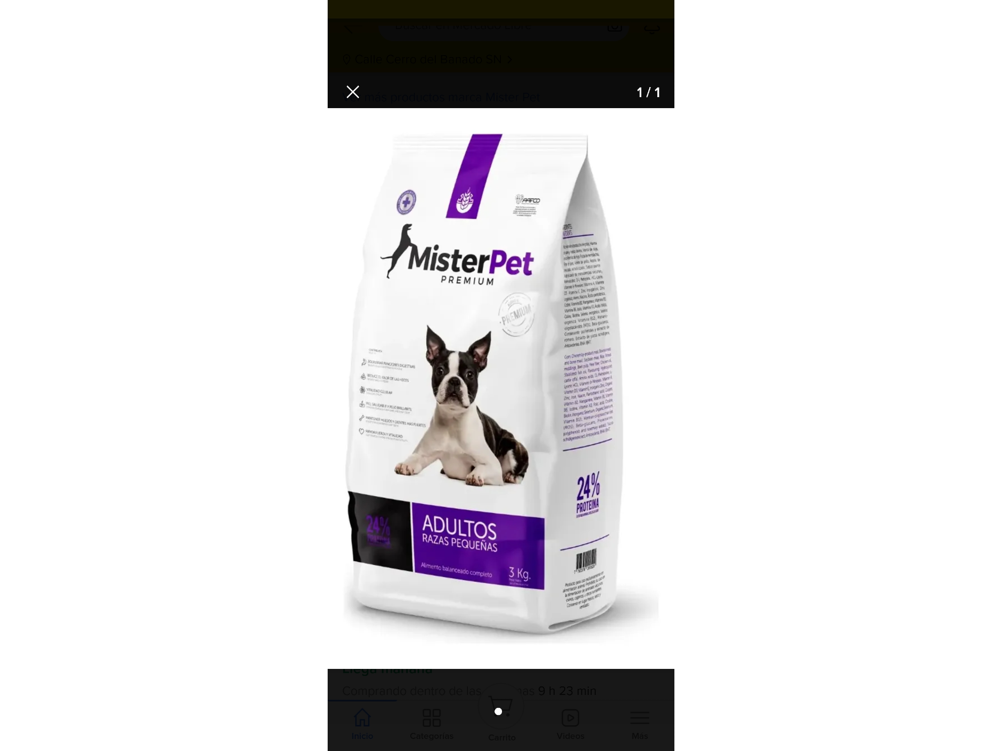 Mister pet adulto raza pequeña