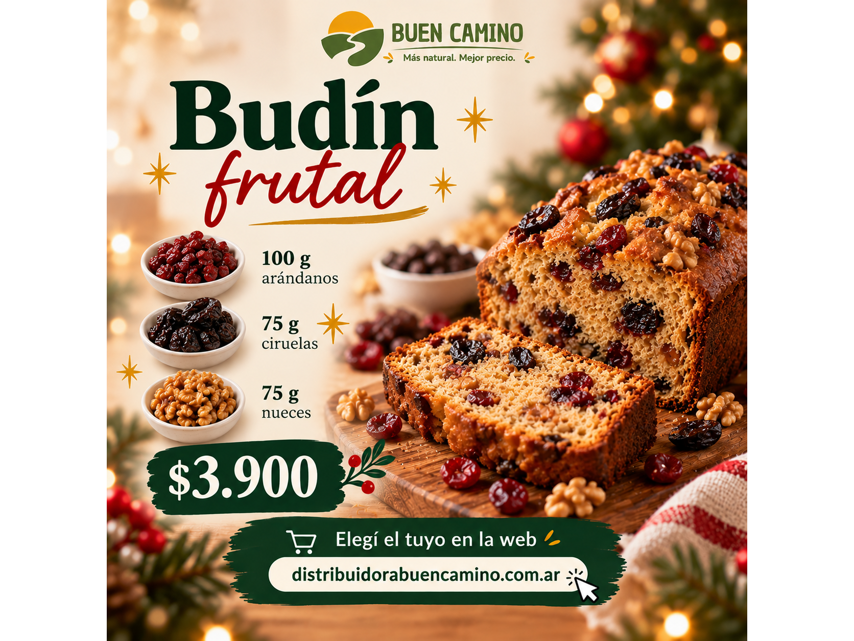 Pack Budín Frutal