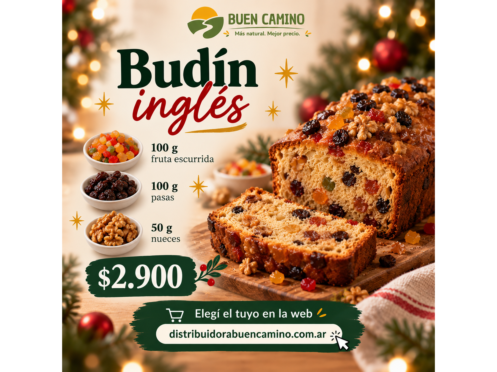Pack Budín Inglés