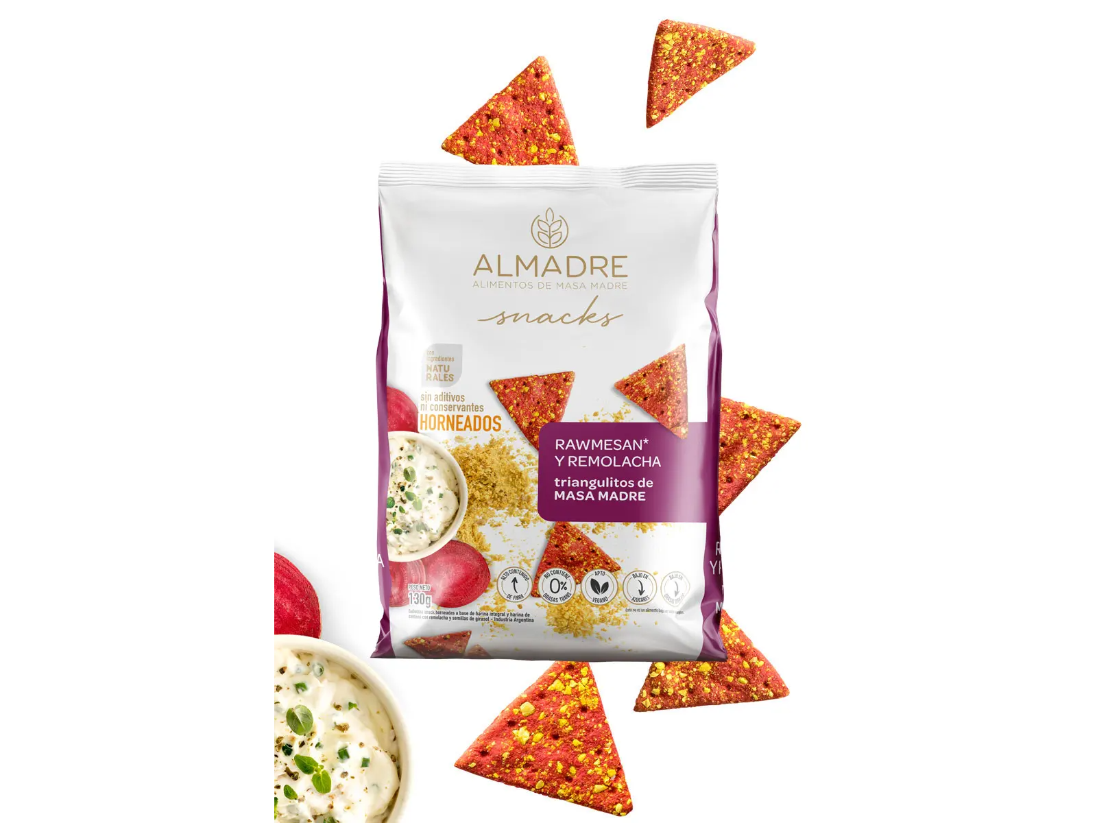 Snacks - Triangulitos de Masa Madre