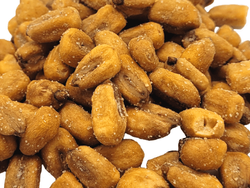 MANÍ FRITO CON MOSTAZA Y MIEL