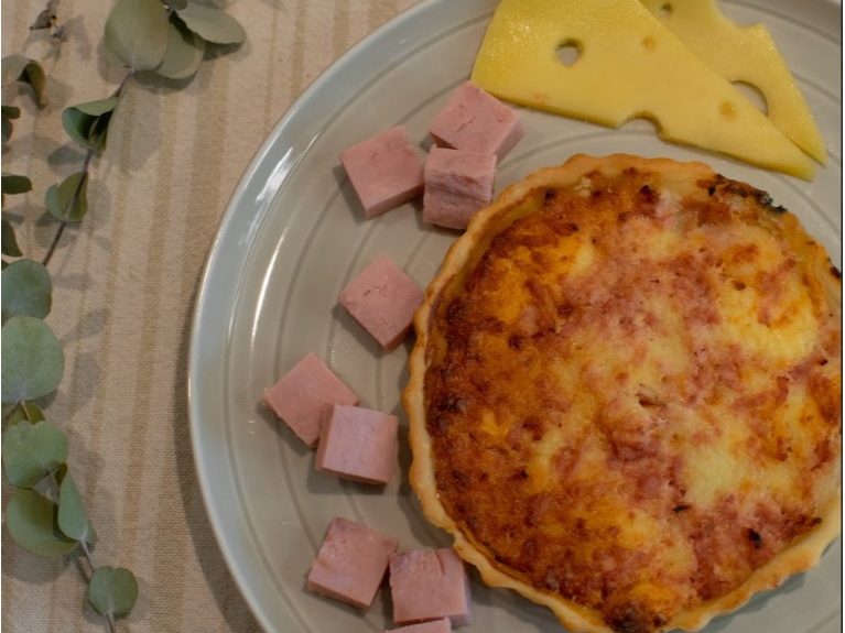 Tarta de Jamon y Queso individual