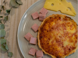 Tarta de Jamon y Queso individual