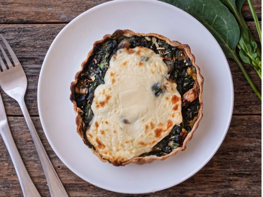 Tarta de Espinaca y Pollo individual
