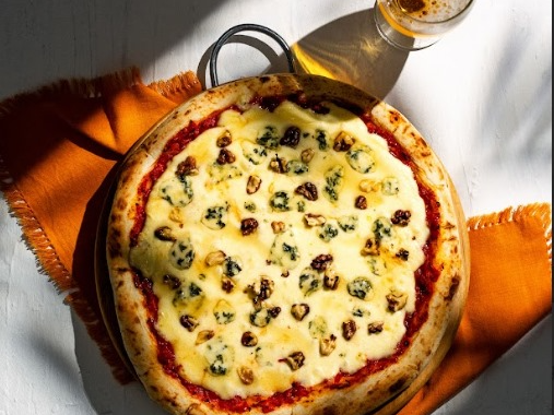 Pizza Queso Azul y Miel
