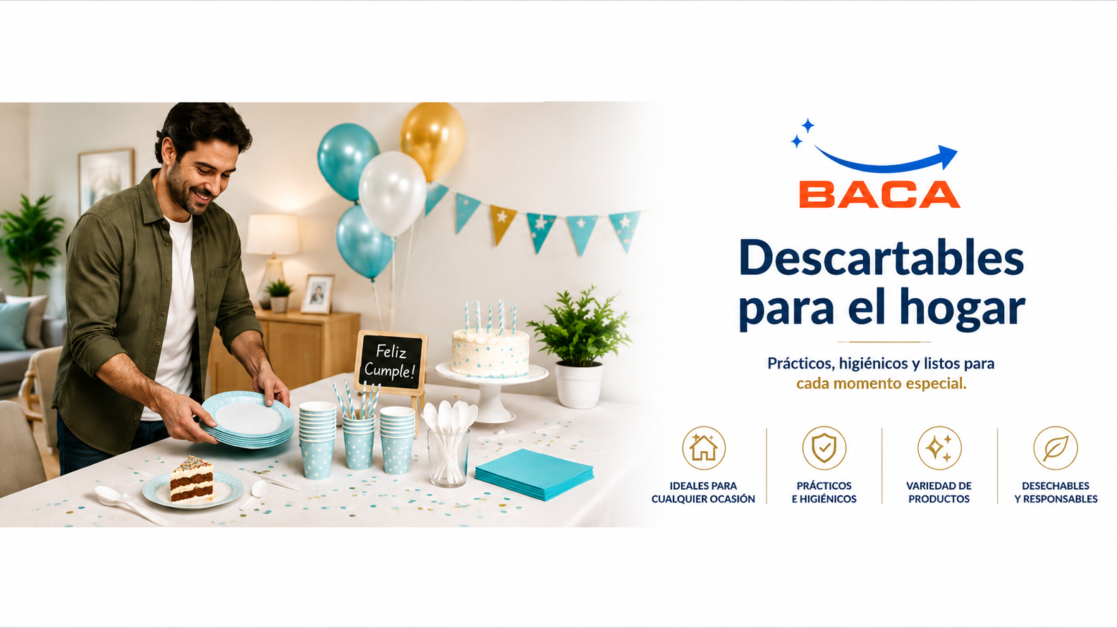 Descartables para el hogar