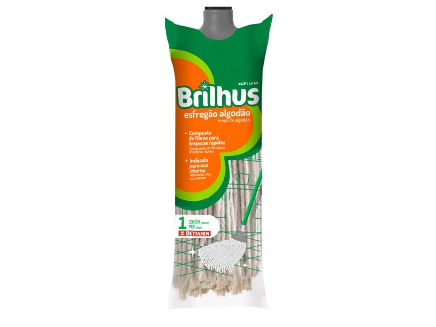 Mopa Brilhus de algodón Novica