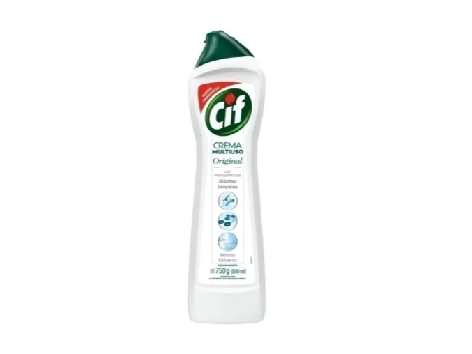 Limpiador Cif crema blanco x750g