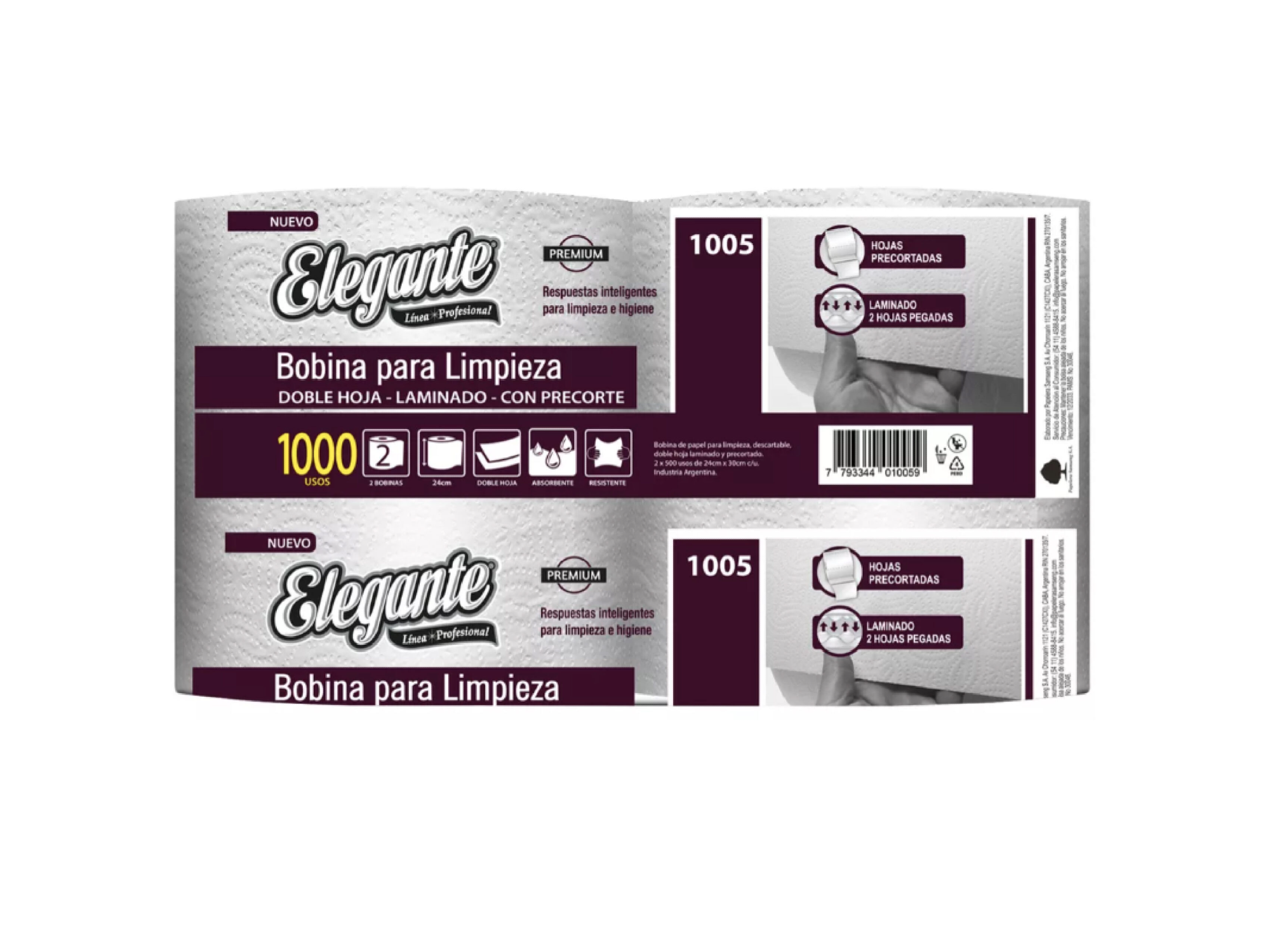 Papel bobina Elegante 1005