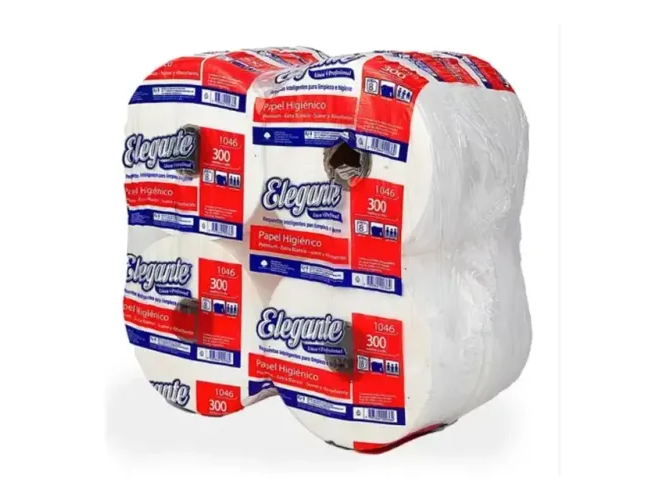 Papel Higienico Elegante alto metraje 8x300mts