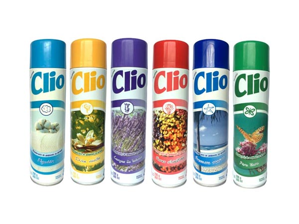 Aromatizador Clio en aerosol x360ml