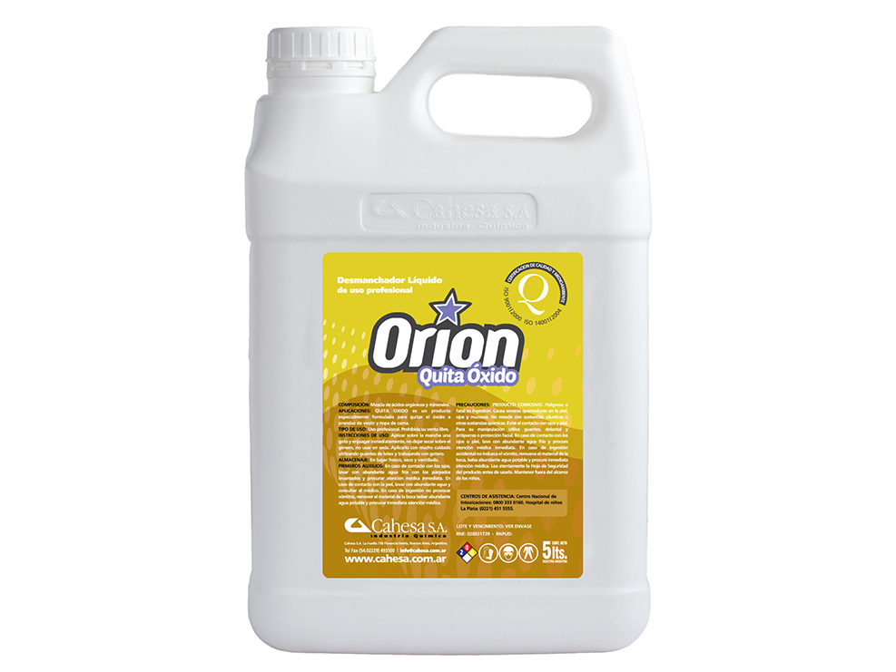 ORION DESMANCHADOR QUITA OXIDO