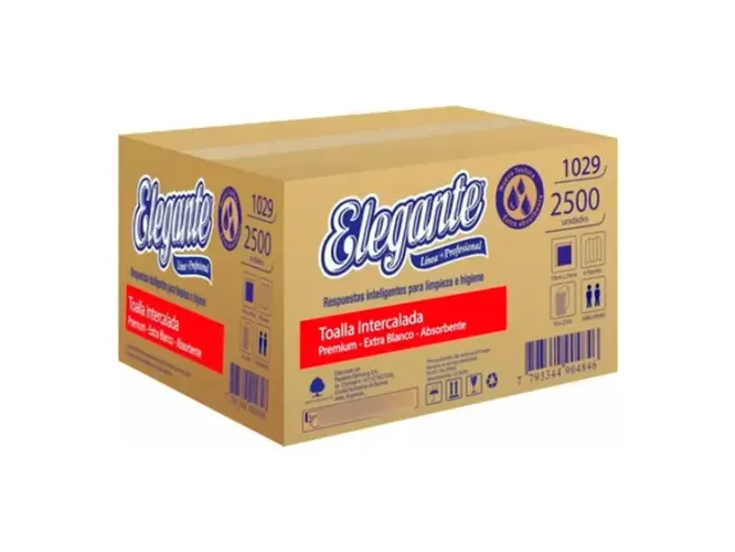 Toallas intercaldas Elegante x2500u