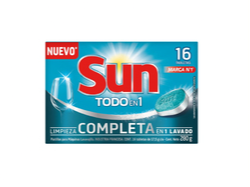Detergente tabletas máquina lavavajillas SUN