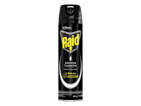 Insecticida Raid cucaracha y araña sin olor  x360cc